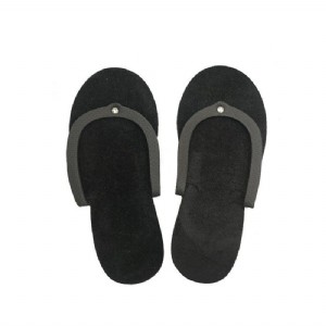 ���� ������ ����� Velvet pedicure flip flops
