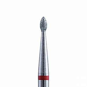 ראש מניקור - טיפה אדום 14 מ"מ ראש מניקור - טיפה אדום 14 מ"מ