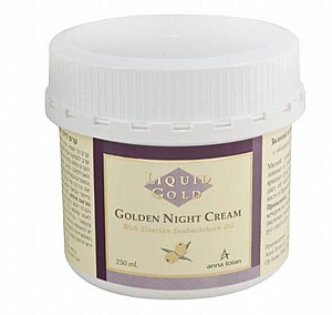 קרם לילה זהוב אנה לוטן 250 מ"ל Golden night cream קרם לילה זהוב אנה לוטן 250 מ"ל Golden night cream