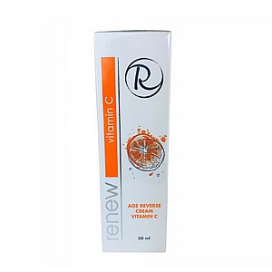 רניו קרם הזנה ויטמין סי 50 מ"ל Renew Age Reverse Cream Vitamin C רניו קרם הזנה ויטמין סי 50 מ"ל Renew Age Reverse Cream Vitamin C