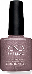CND Shellac Statement Earrings - לק ג'ל היפואלרגני בצבע סגול חום אפרפר מעושן מנצנץ אטום CND Shellac Statement Earrings - לק ג'ל היפואלרגני בצבע סגול חום אפרפר מעושן מנצנץ אטום