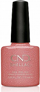 CND Shellac Sparks Fly - לק ג'ל היפואלרגני בצבע אפרסק מנצנץ חצי שקוף CND Shellac Sparks Fly - לק ג'ל היפואלרגני בצבע אפרסק מנצנץ חצי שקוף