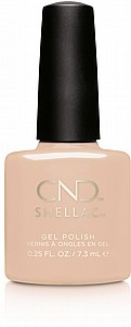 CND Shellac Powder My Nose - לק ג'ל היפואלרגני בצבע פודרה חצי שקוף CND Shellac Powder My Nose - לק ג'ל היפואלרגני בצבע פודרה חצי שקוף