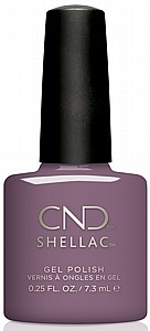 CND Shellac Lilac Eclipse - לק ג'ל היפואלרגני בצבע סגול לילך כהה אטום CND Shellac Lilac Eclipse - לק ג'ל היפואלרגני בצבע סגול לילך כהה אטום