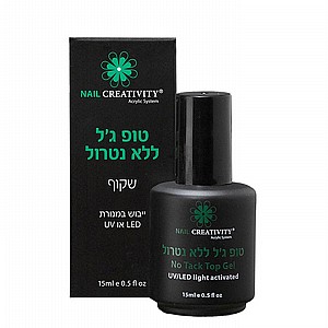 טופ ג’ל ללא ניטרול נייל קריאטיביטי Nail Creativity טופ ג’ל ללא ניטרול נייל קריאטיביטי Nail Creativity