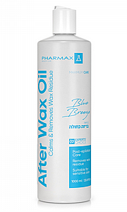שמן להסרת שאריות שעווה – 1 ליטר – PHARMAX Blue Breeze שמן להסרת שאריות שעווה – 1 ליטר – PHARMAX Blue Breeze