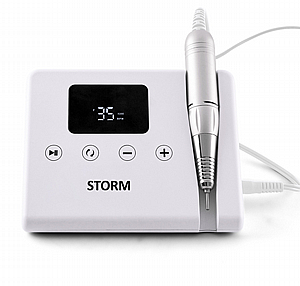 מכונת שיוף מקצועית למניקור ופדיקור קשה STORM - צבע לבן מכונת שיוף מקצועית למניקור ופדיקור קשה STORM - צבע לבן