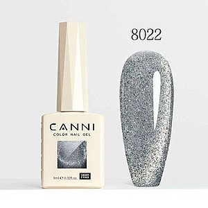 לק ג׳ל קאני 9 מ״ל 8022 עין החתול CANNI לק ג׳ל קאני 9 מ״ל 8022 עין החתול CANNI